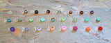 Opal Silver Rook Earring Daith Piercing Eyebrow Ring