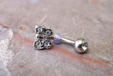 Bow Rook Earring Daith Piercing Eyebrow Ring