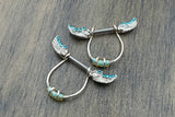 Blue Angel Wing Nipple Barbell Jewelry