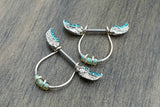 Blue Angel Wing Nipple Barbell Jewelry
