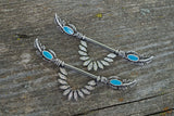 Feather Silver 14g Nipple Shield Nipple Ring Nipple Piercing