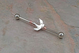 Sparrow Bird Industrial Barbell 14g Scaffold