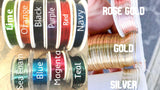 Gold Twisted Rope Industrial Barbell 14g Scaffold