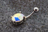 AB Aurora Borealis Belly Ring