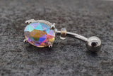 AB Aurora Borealis Belly Ring