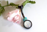 Illuminating Stone Black Belly Button Navel Rings