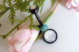 Illuminating Stone Black Belly Button Navel Rings