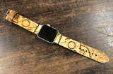 Ready To Ship - Skull Tooled Leather Watch Band