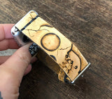 Ready To Ship - Skull Tooled Leather Watch Band