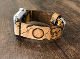 Ready To Ship - Skull Tooled Leather Watch Band