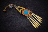 Large Gold Bohemian Gypsy Dangle Belly Button Navel Rings