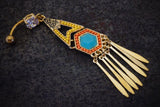 Large Gold Bohemian Gypsy Dangle Belly Button Navel Rings
