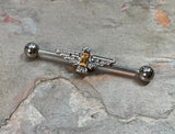 Topaz Thunderbird Industrial Barbell Scaffold Piercing