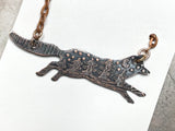 Copper Fox Totem Necklace