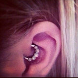 16 Gauge White Fire Opal Septum Clicker Daith Earring Rook Earring