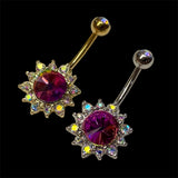 Sun Belly Button Rings
