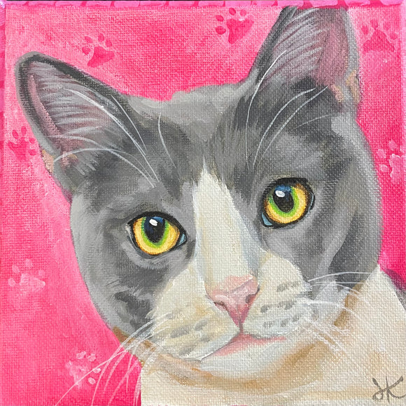6x6 Inch Pet Portrait