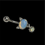 Kitty Cat Dangle Belly Button Rings