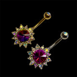 Sun Belly Button Rings