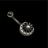 Sun and Moon Belly Button Rings