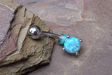 Opal Belly Button Rings Belly Button Jewelry