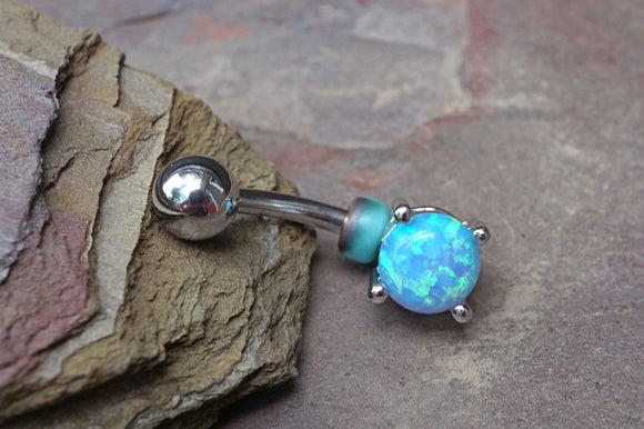 Opal Belly Button Rings Belly Button Jewelry