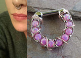 Pink Opal Hoop Clicker