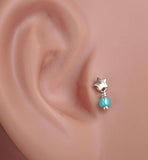 Rose Gold Star Cartilage Earring Piercing 16g