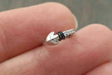 Silver Arrow Nose Ring Tragus Hoop Cartilage HoopNose Hoop Nose Piercing