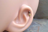 Cherry Rosewood Wood Cartilage Earring Tragus Helix Piercing