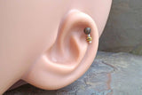 Brown Sandalwood Wood Cartilage Earring Tragus Helix Piercing