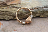 Heart Rose Gold Daith Ring Daith Piercing Rook Earring Hoop