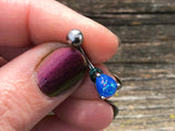 Blue Opal Belly Ring