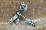 Dragonfly Belly Button Jewelry Ring