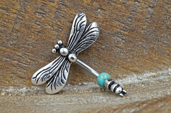 Dragonfly Belly Button Jewelry Ring