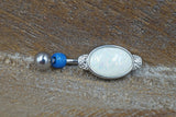 Sparkly White Confetti Belly Button Ring