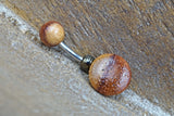 Wood Belly Button Jewelry Ring