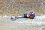 Multi Color Opal Belly Button Rings Belly Button Jewelry