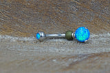 Blue Opal Belly Button Rings Belly Button Jewelry