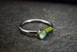 Illuminating Lime Green Nose Hoop Nose Ring 20G Silver Nose Ring