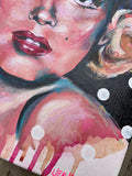 The One And Only Mixed Media Painting Graffiti Marilyn Monroe