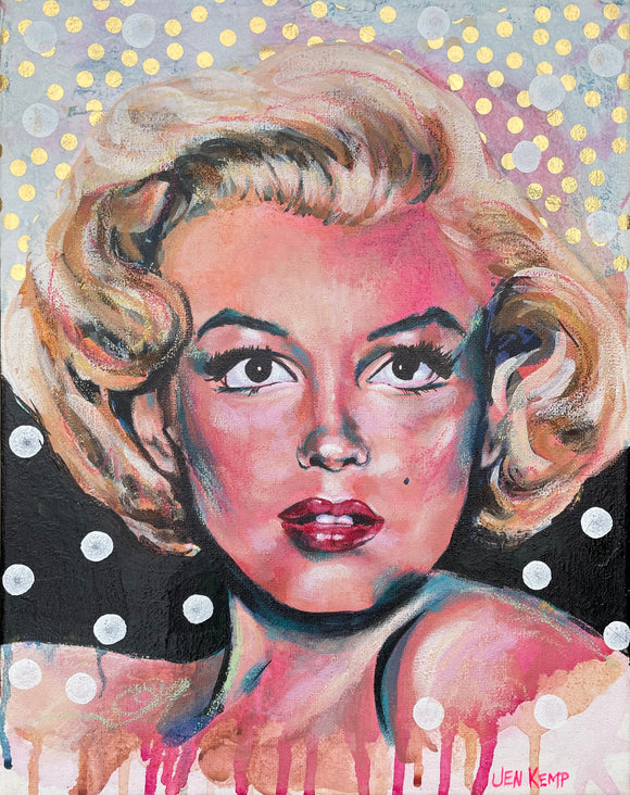 The One And Only Mixed Media Painting Graffiti Marilyn Monroe