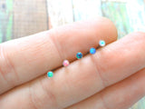 18g Opal Tiny Nose Stud / Opal Nose Stud