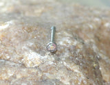 Nose Ring 18 Gauge or 20 Gauge AB Crystal Nose Piercing