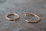 Rose Gold, Gold, Black or Silver Nose Hoop Nose Ring 16G 18G 20G Rose Gold Nose Piercing